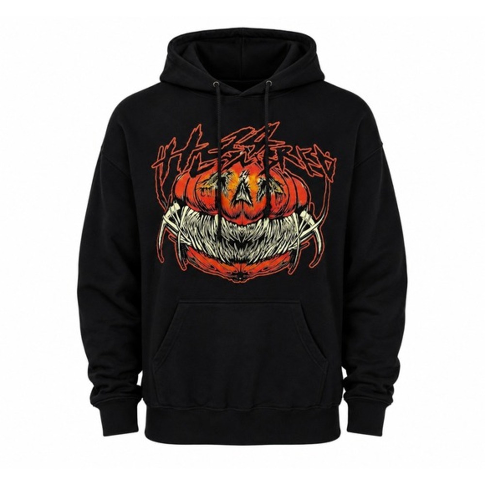 Trippie Redd Merch‎ 14 Hundred Jack-O-Lantern Black Hoodie Mens XL Streetwear